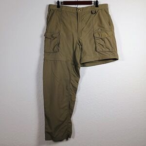 Columbia PFG Performance Fishing Gear Convertible Pants Shorts Zip Off Men's L